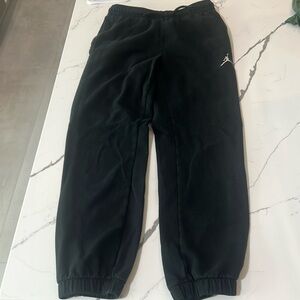 Nike Jordan black girls medium 10-12 years black sweatpants